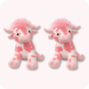 Pink Cow Plush 2PCS