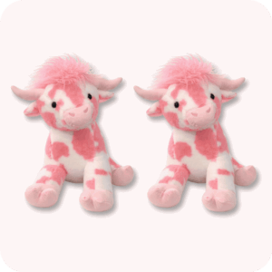 Pink Cow Plush 2PCS